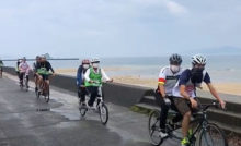 タンデム自転車と水上バイクを楽しむinモンチッチ海岸2020