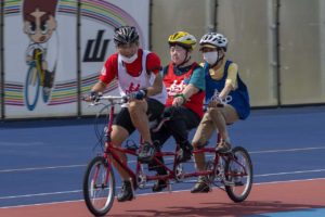タンデム自転車NONちゃん倶楽部3人乗りトリプレッド自転車